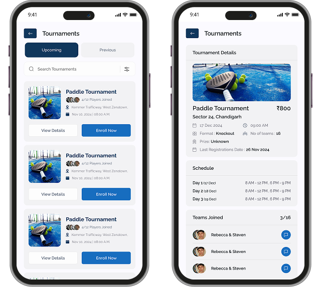 Project Play app challenge and solution mockup